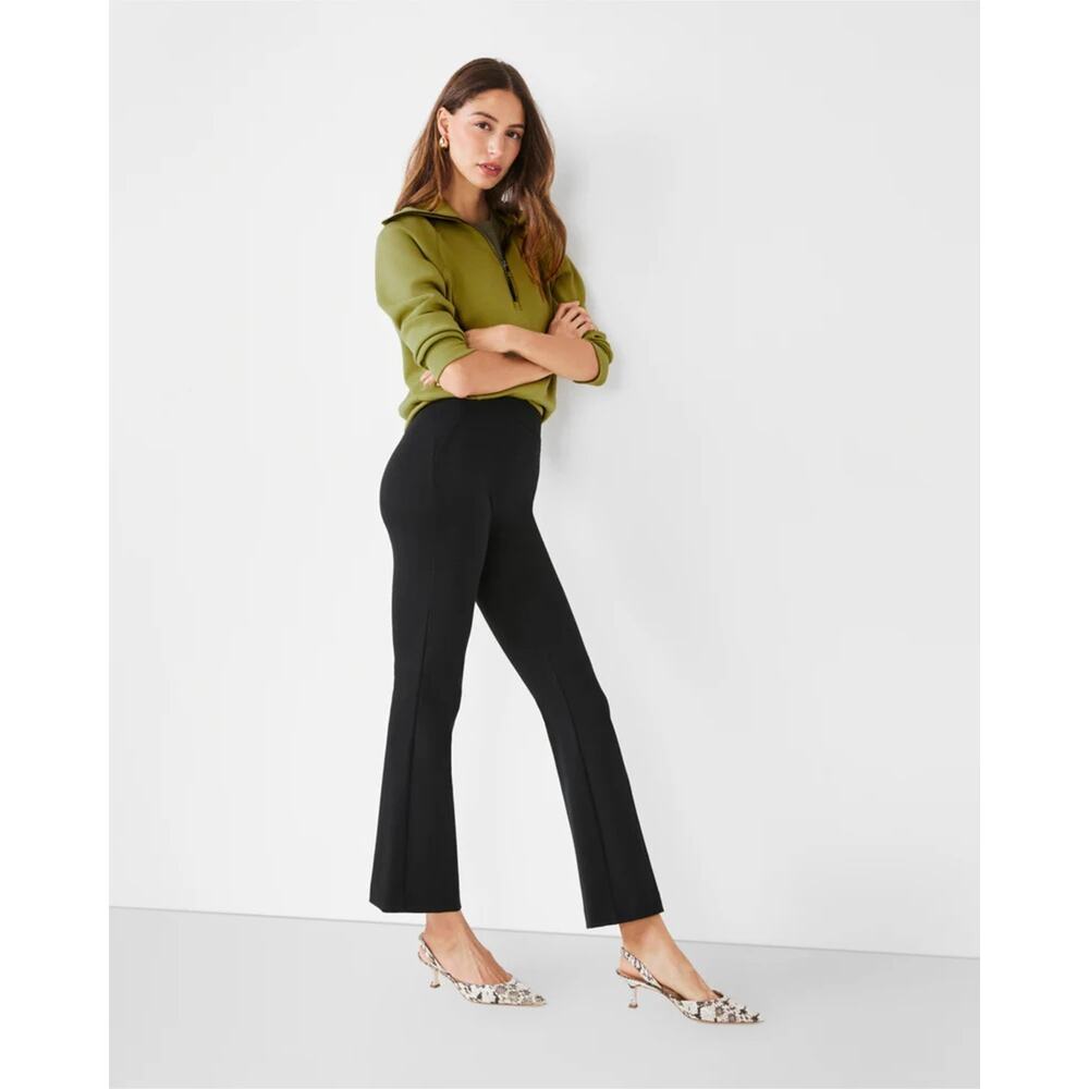 Spanx Perfect Fit Ponte Kick Flare Pant Size XS High Rise Pull On Stretch
